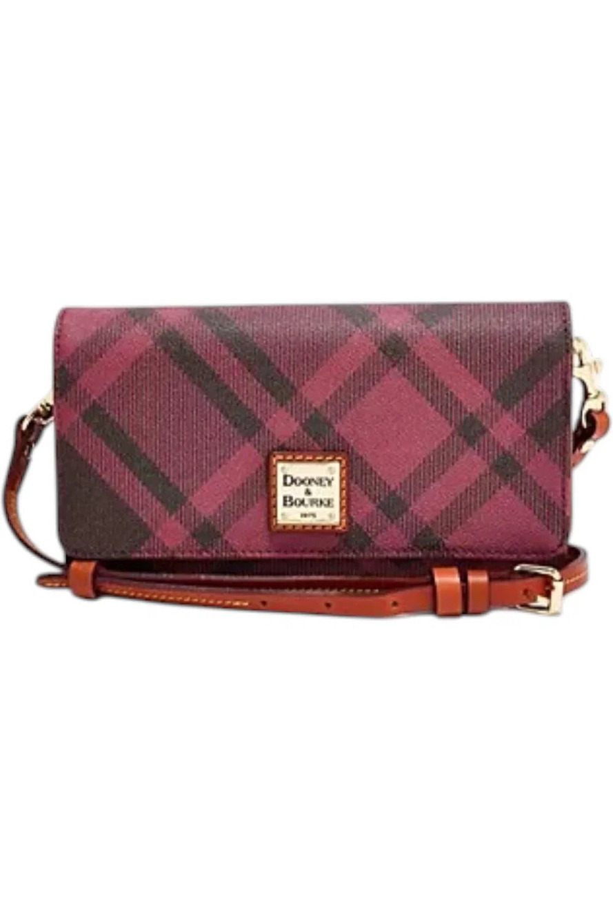 Dooney & Bourke Women's Coated Sutherland Daphne Crossbody Bourdeaux